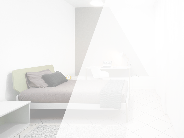 Modern single room in a three bedroom apartment