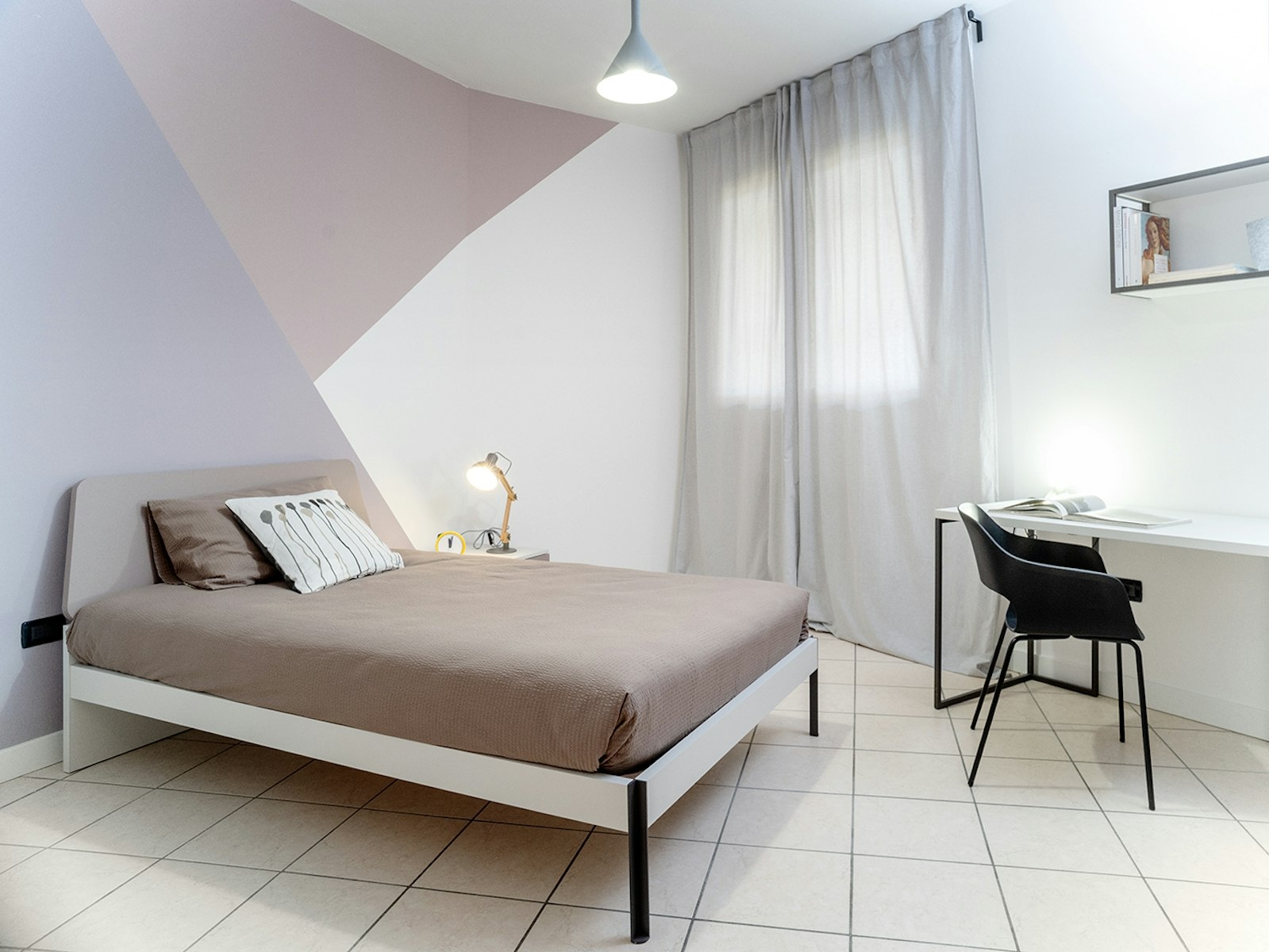 14 Sqm, Soft Colors, Lots of Light, Queen Bed, and Few Rooms Like This!